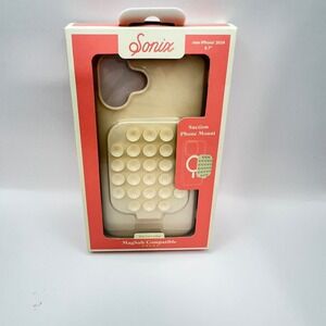 Sonix iPhone 16 Pro Max Case MagSafe Suction Phone Mount Linen Beige 6.7" 2024